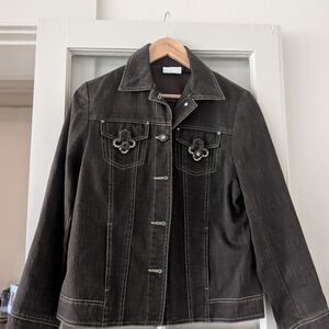 Stylish Brown Denim Jacket
